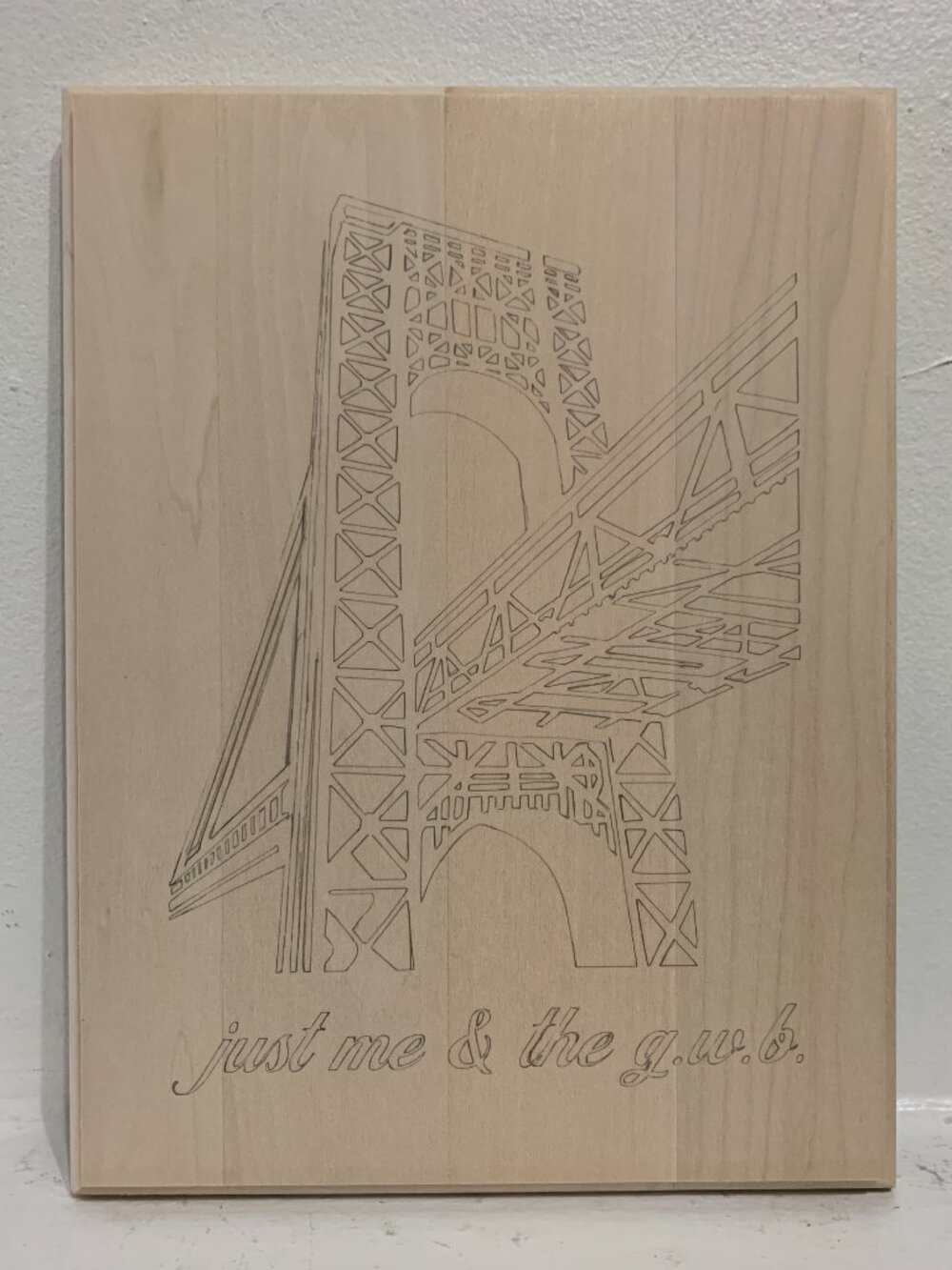 Custom piece wood-burned by hand - Picture 4 of 16